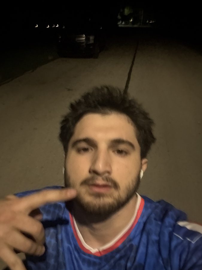 Night selfie of Abdul